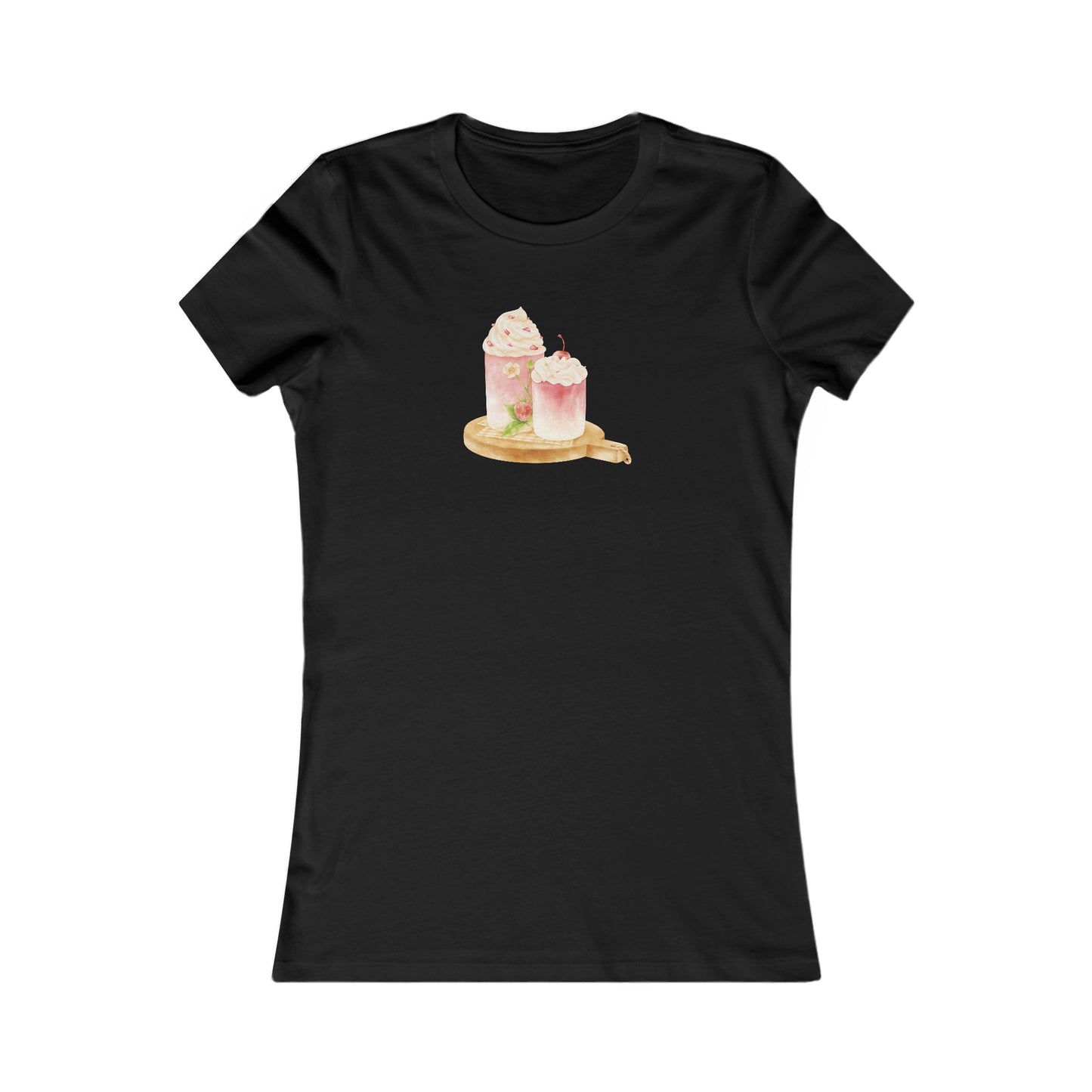 Strawberry Drinks Fitted Tee