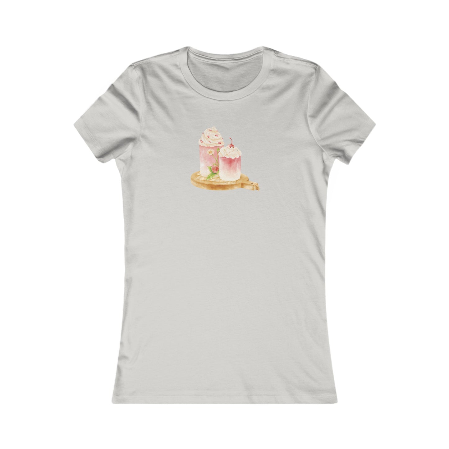 Strawberry Drinks Fitted Tee