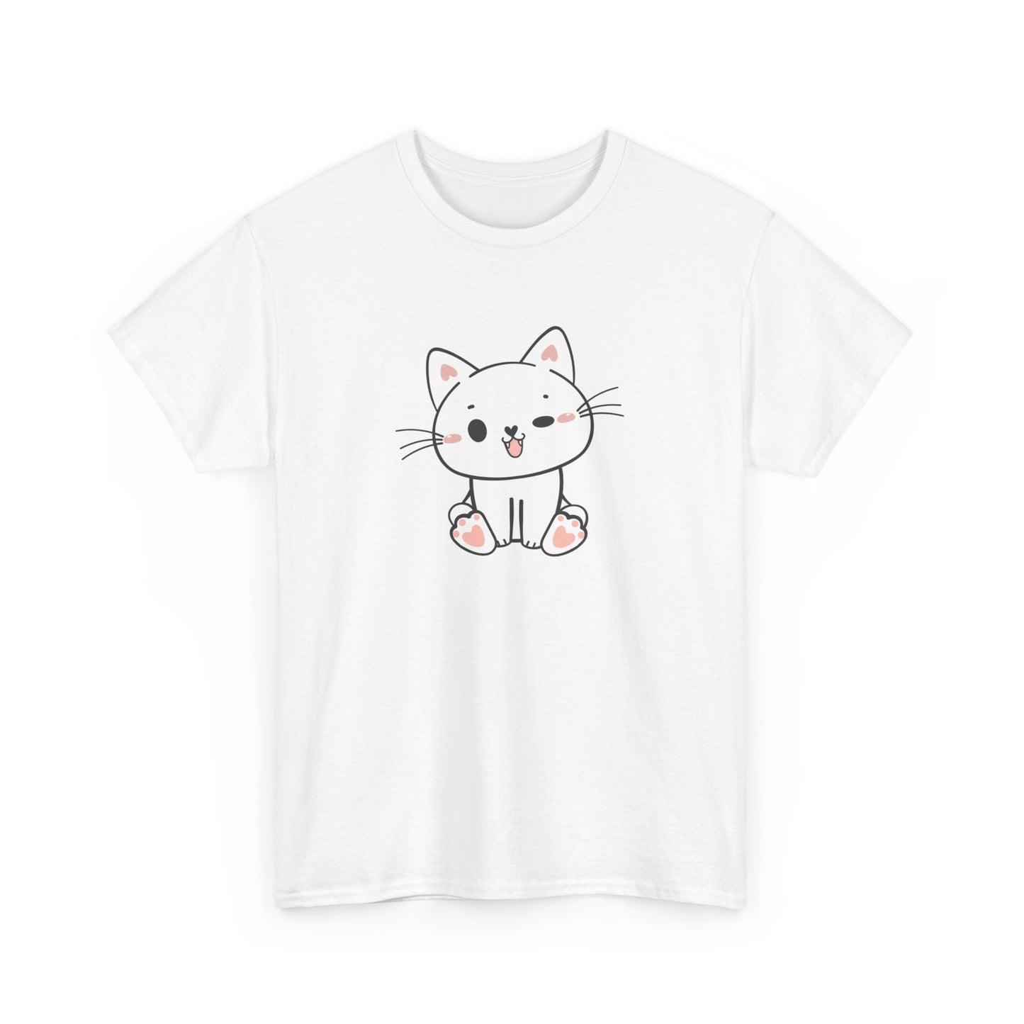 Cute Cat Short Sleeve Tee
