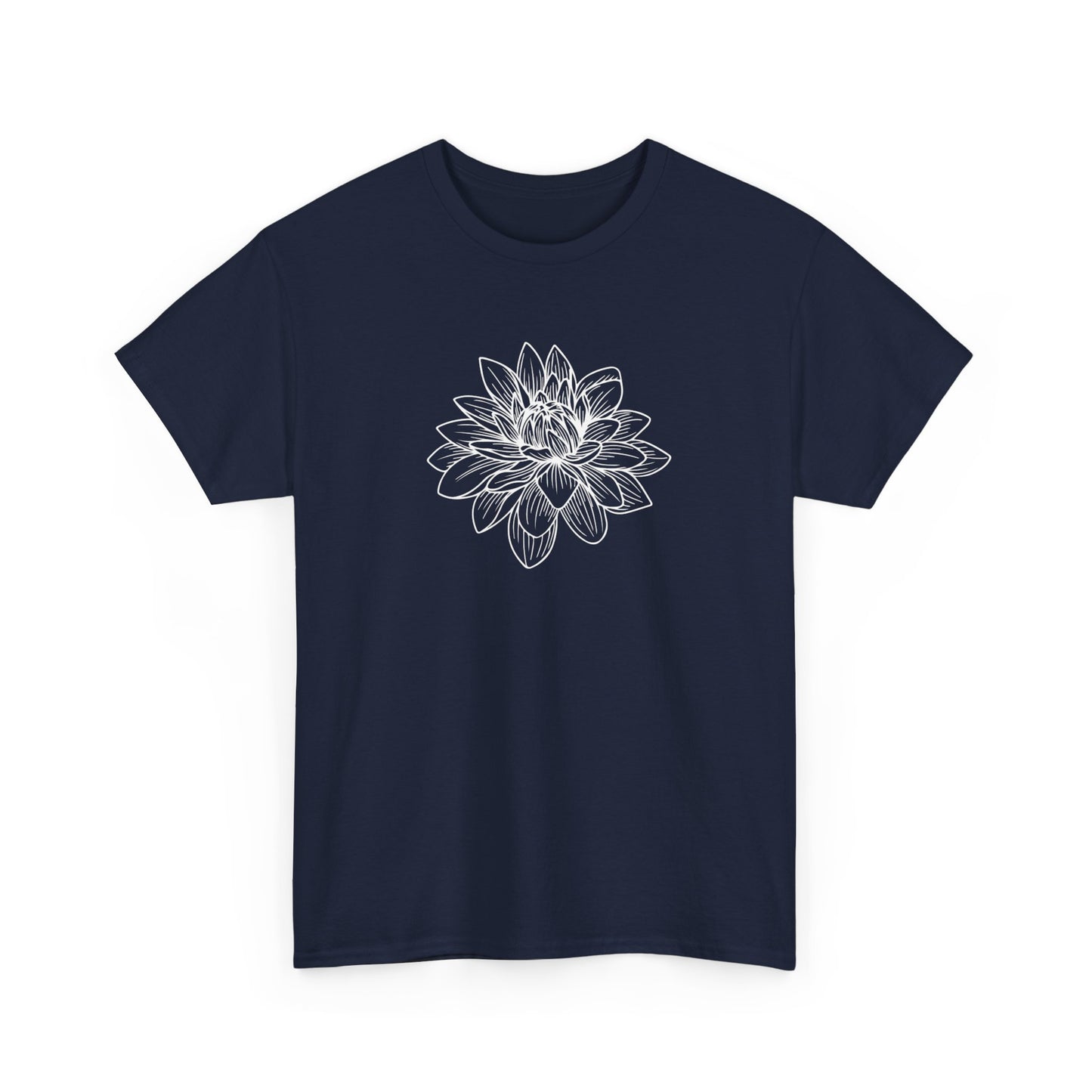Lotus Outline Short Sleeve Tee