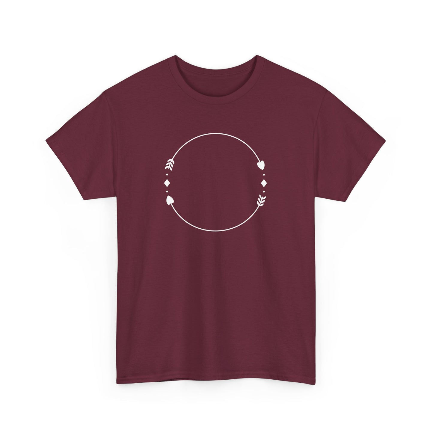 Heart and Arrow Circle Short Sleeve Tee