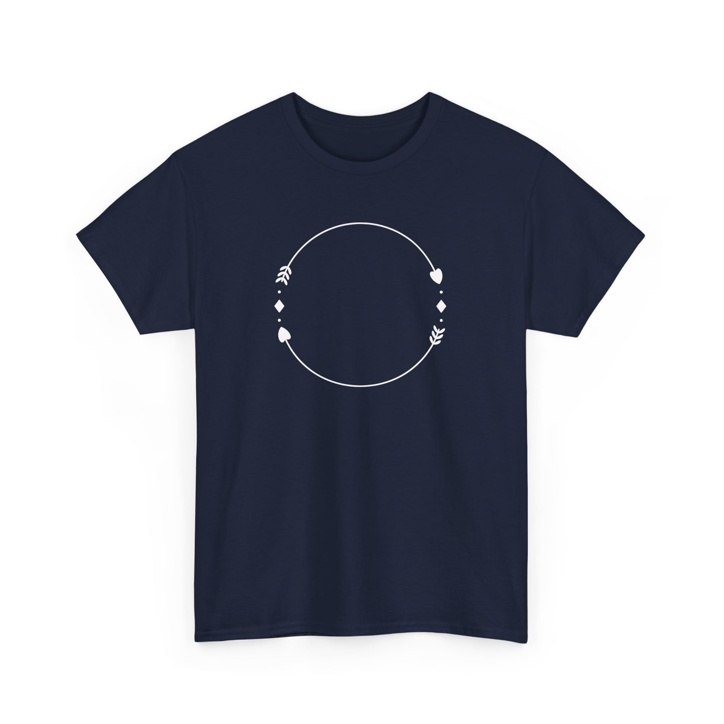 Heart and Arrow Circle Short Sleeve Tee