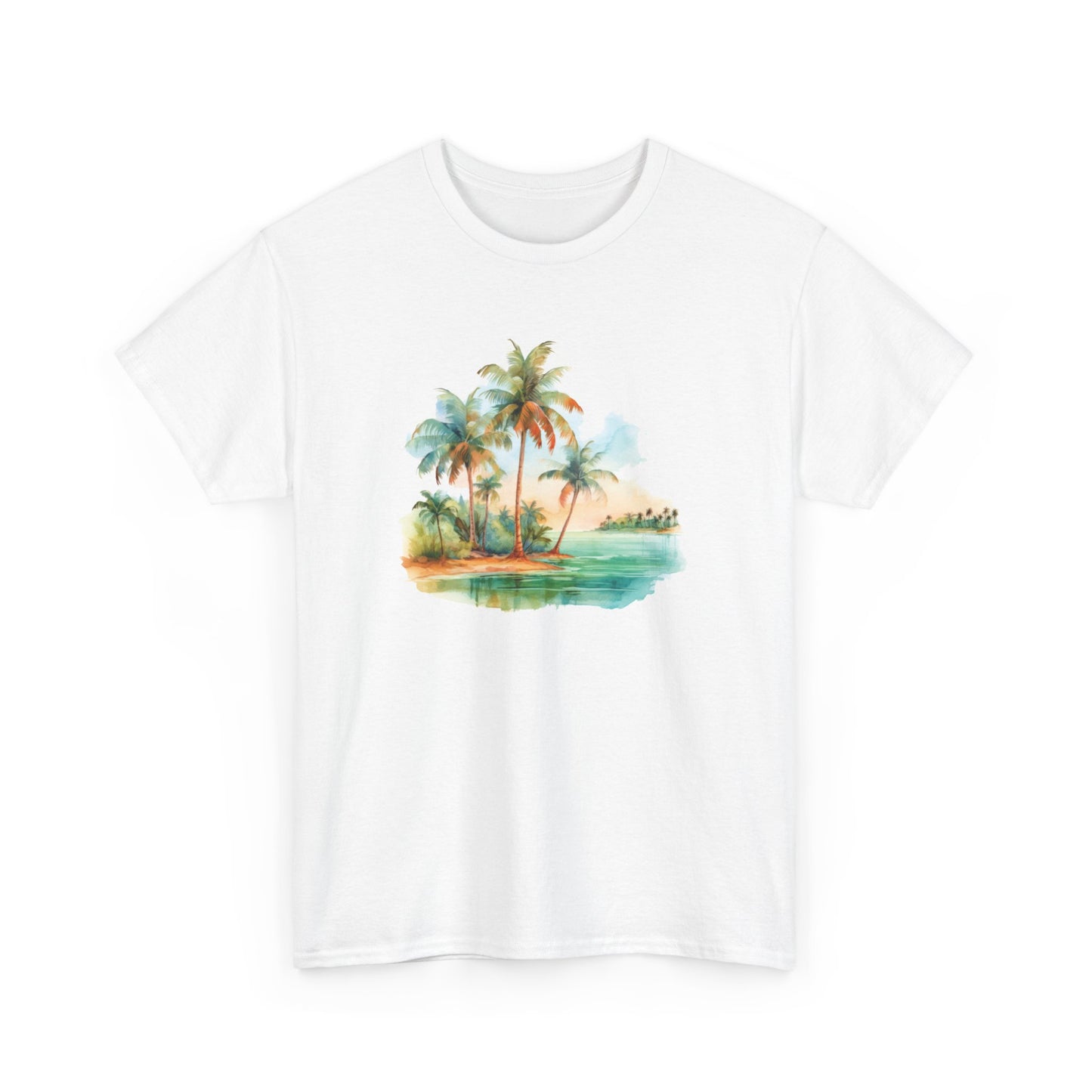 Watercolor Beach Short Sleeve Tee