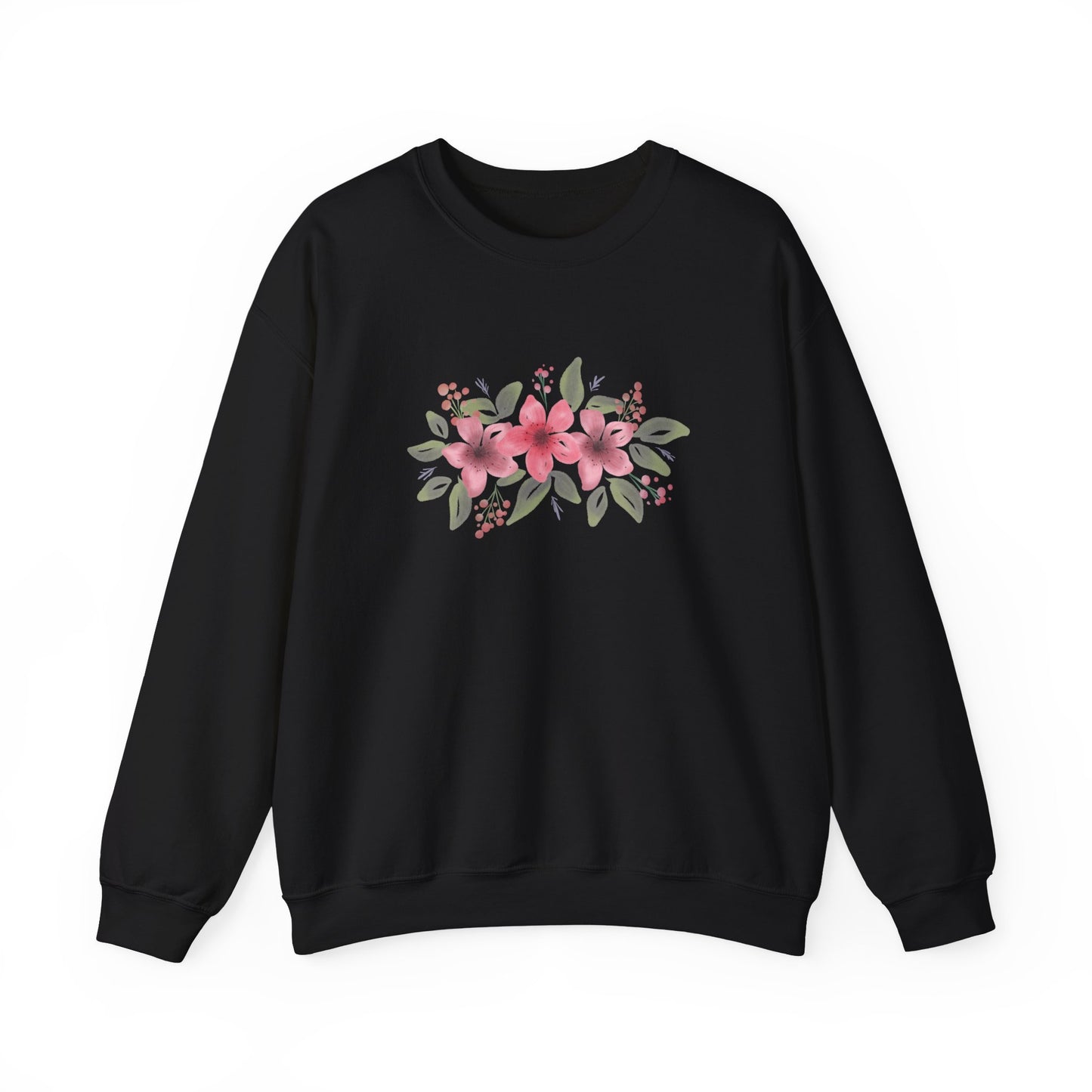 Pink Flowers Sweatshirt