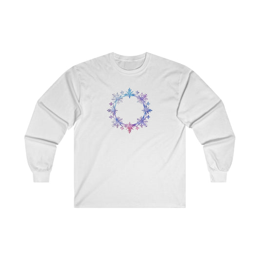 Snowflake Circle Long Sleeve Tee