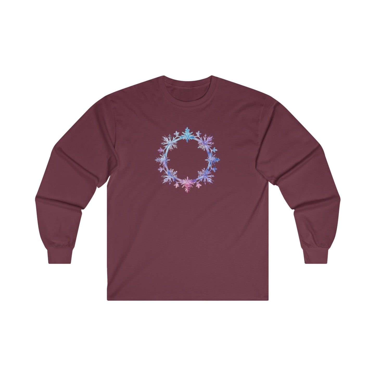 Snowflake Circle Long Sleeve Tee