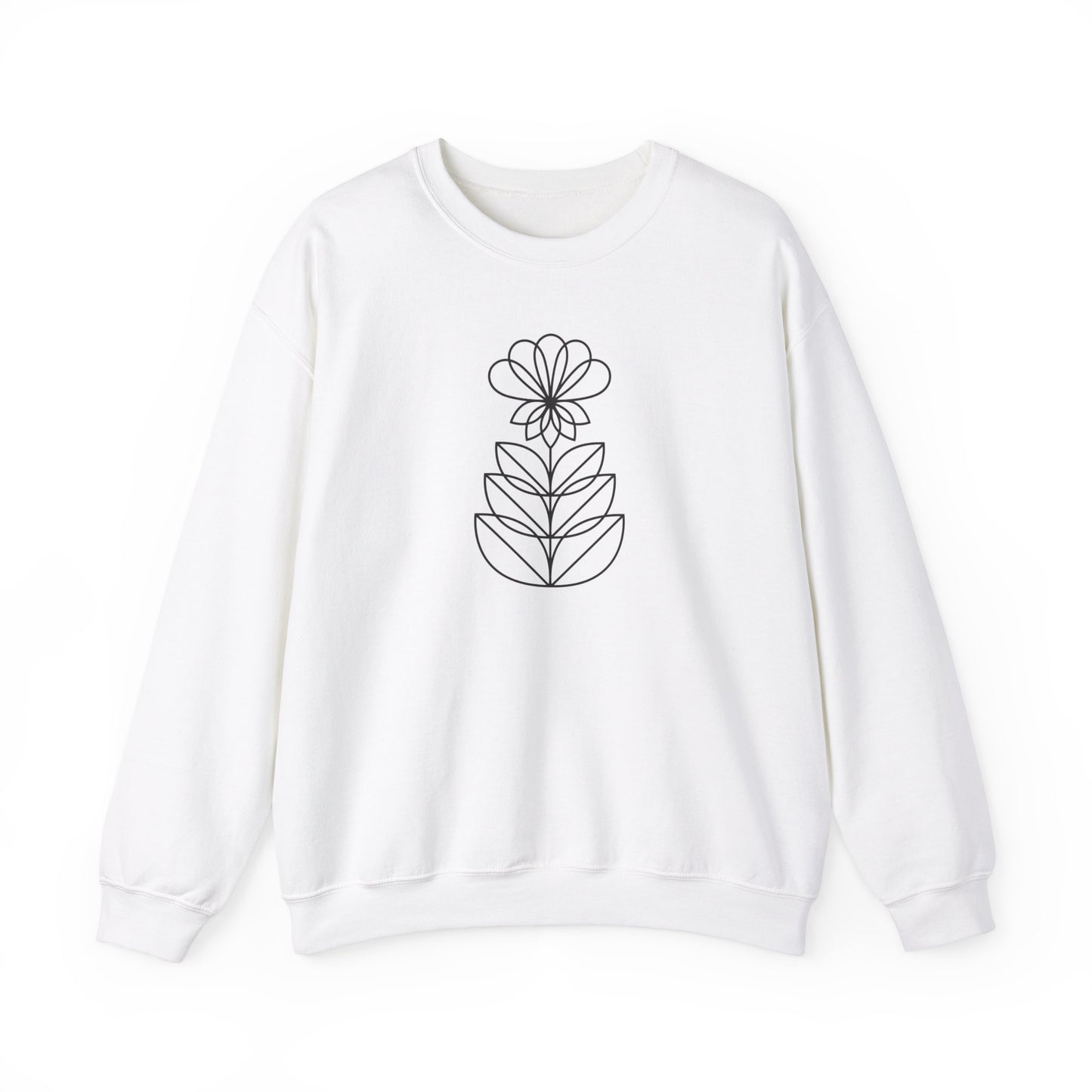 Abstract Flower Sweatshirt