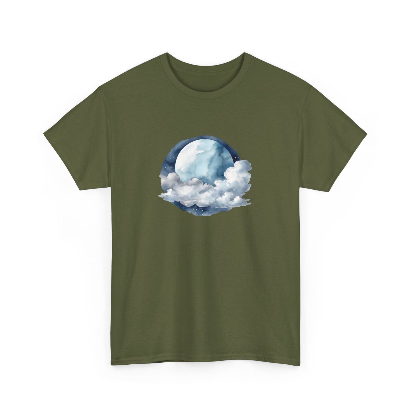 Moon and Clouds Short Sleeve Tee