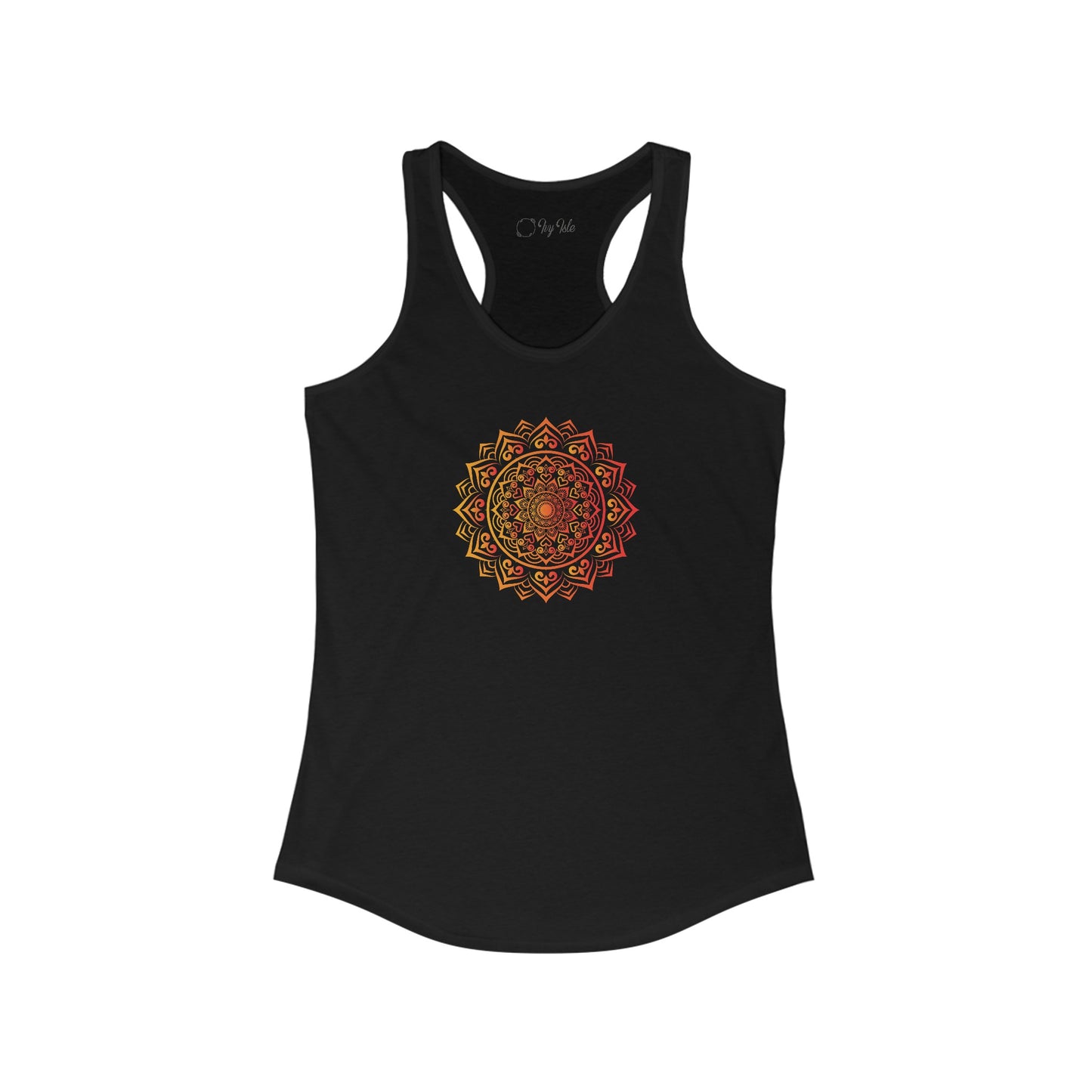 Colorful Mandala Racerback Tank (015)