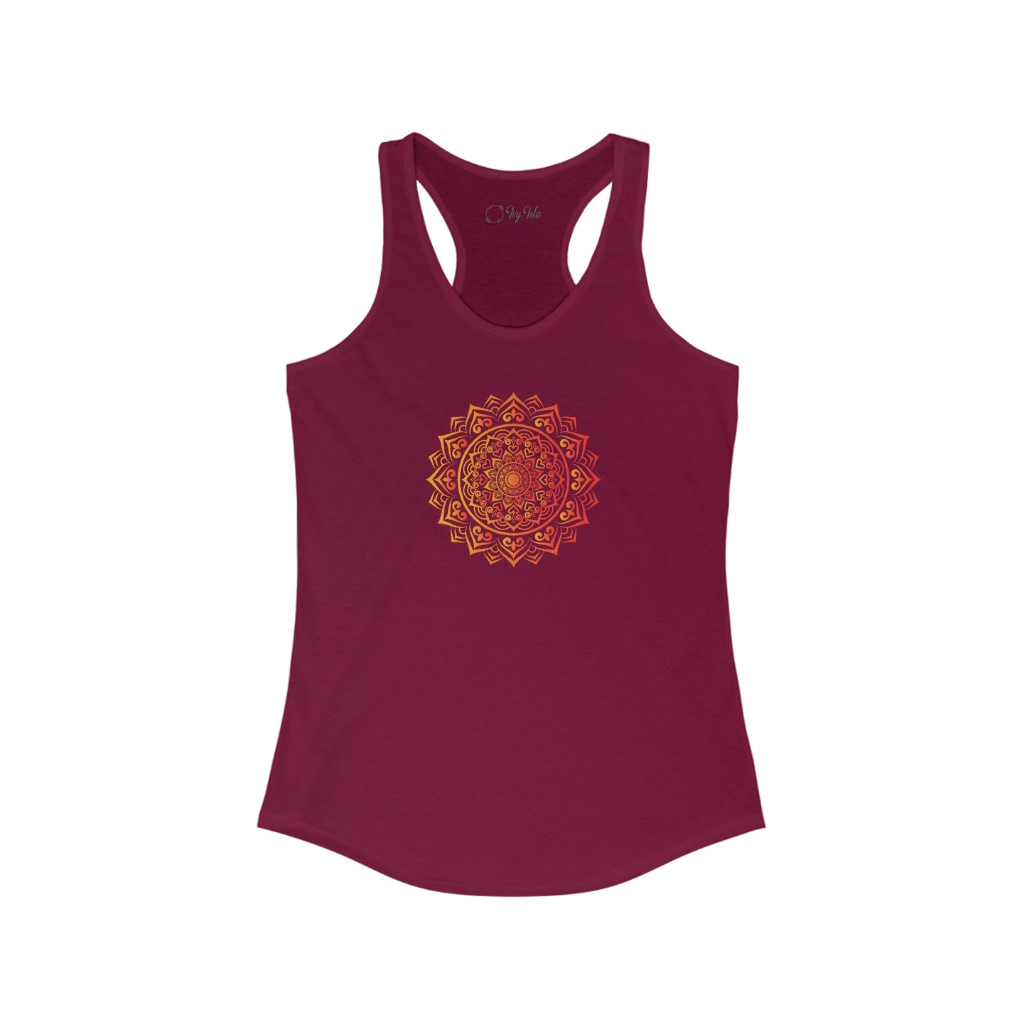 Colorful Mandala Racerback Tank (015)