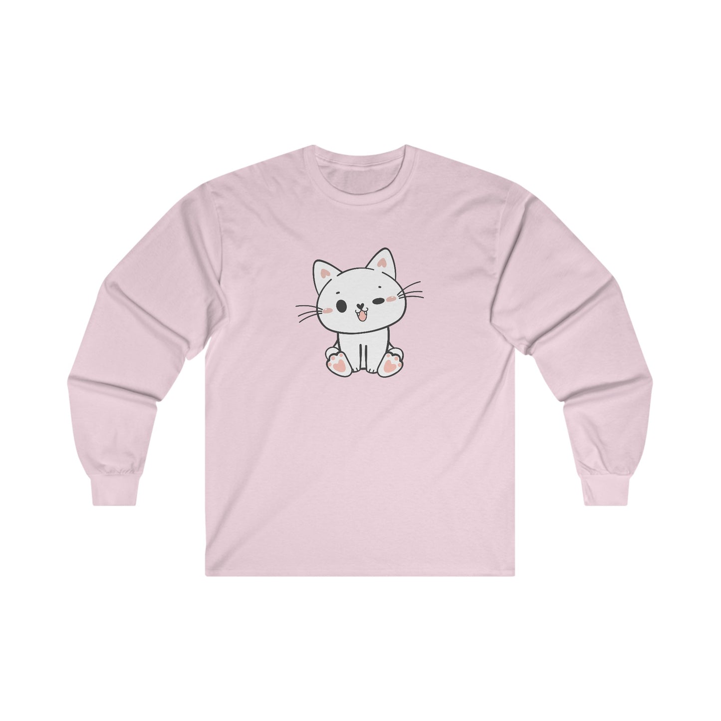 Cute Cat Long Sleeve Tee