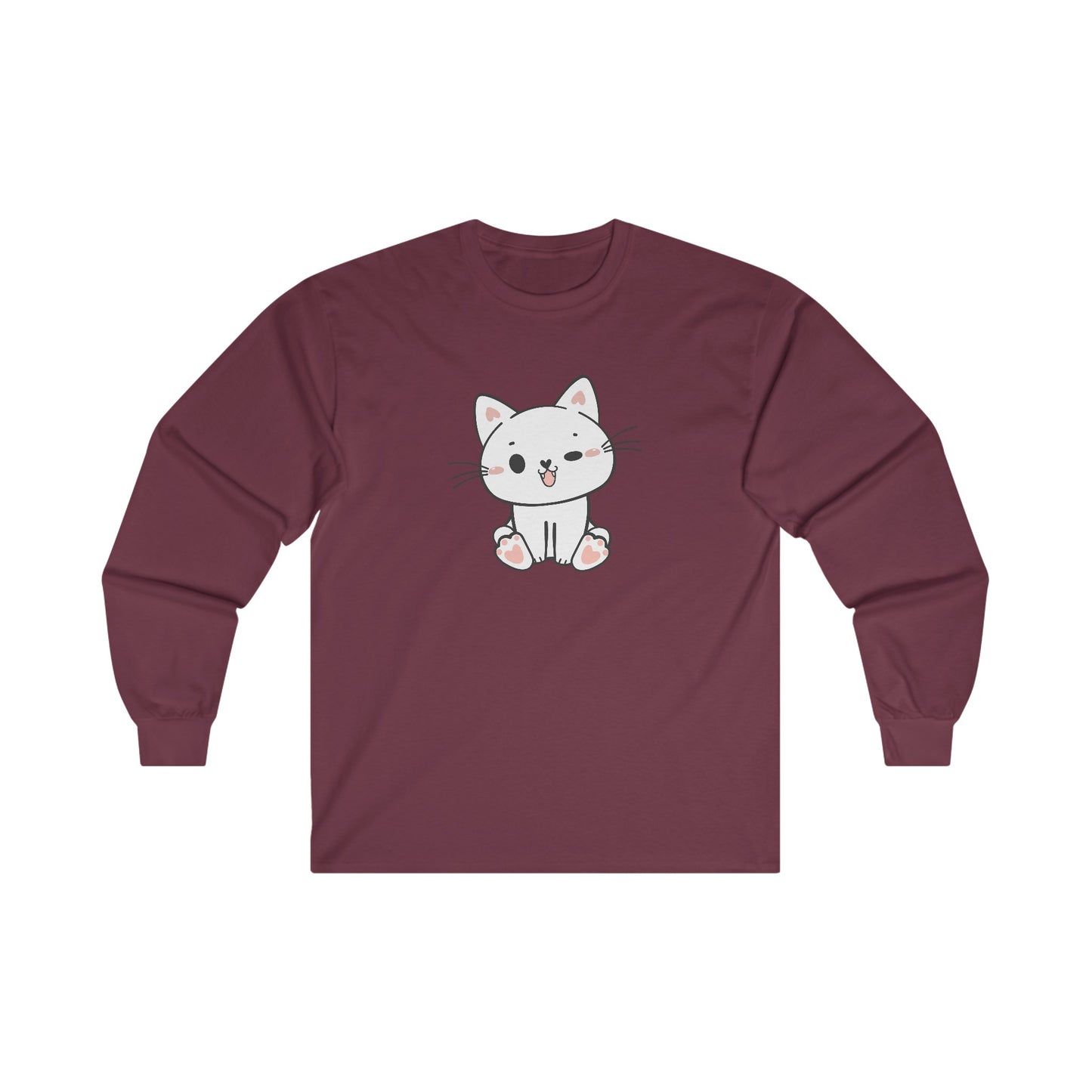 Cute Cat Long Sleeve Tee
