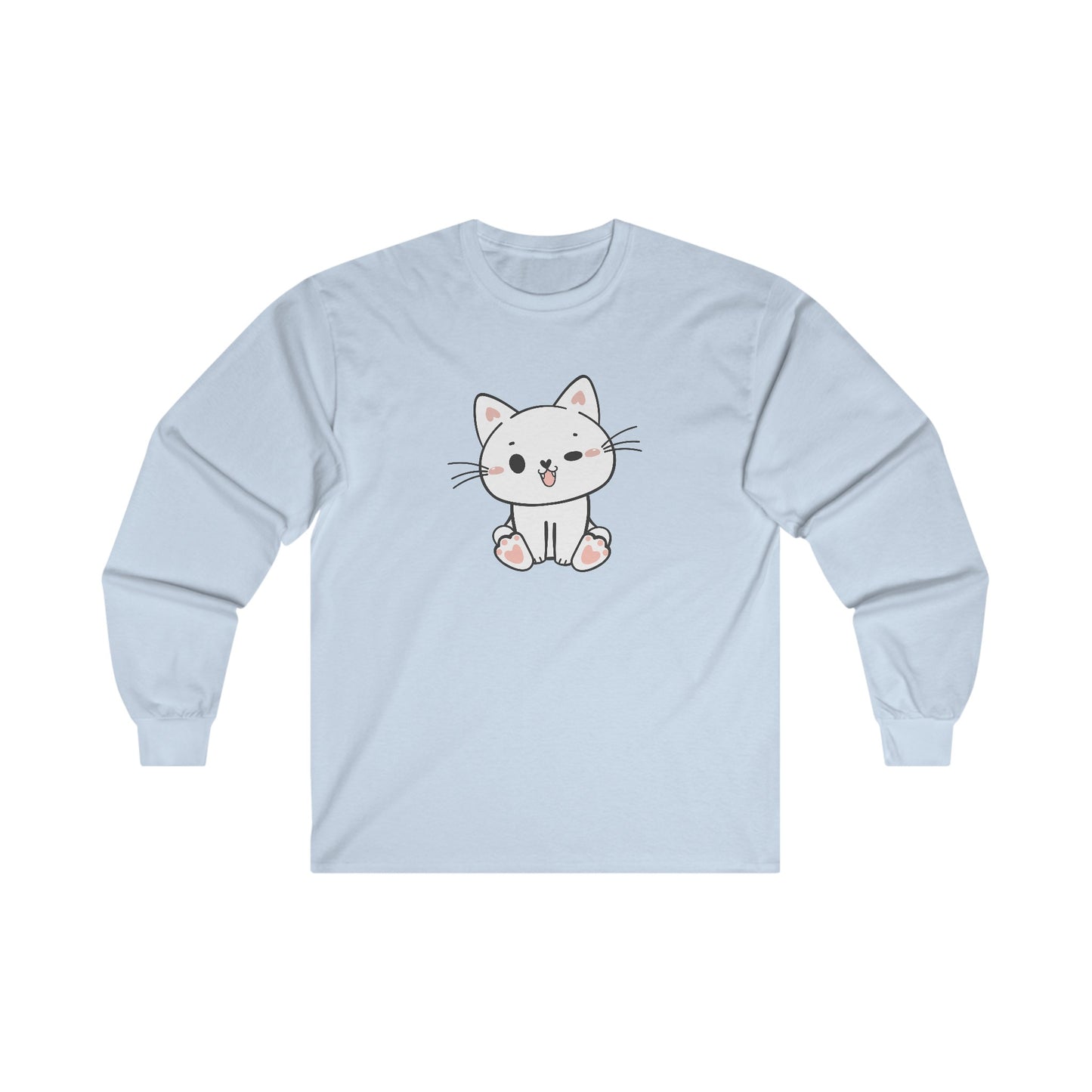 Cute Cat Long Sleeve Tee