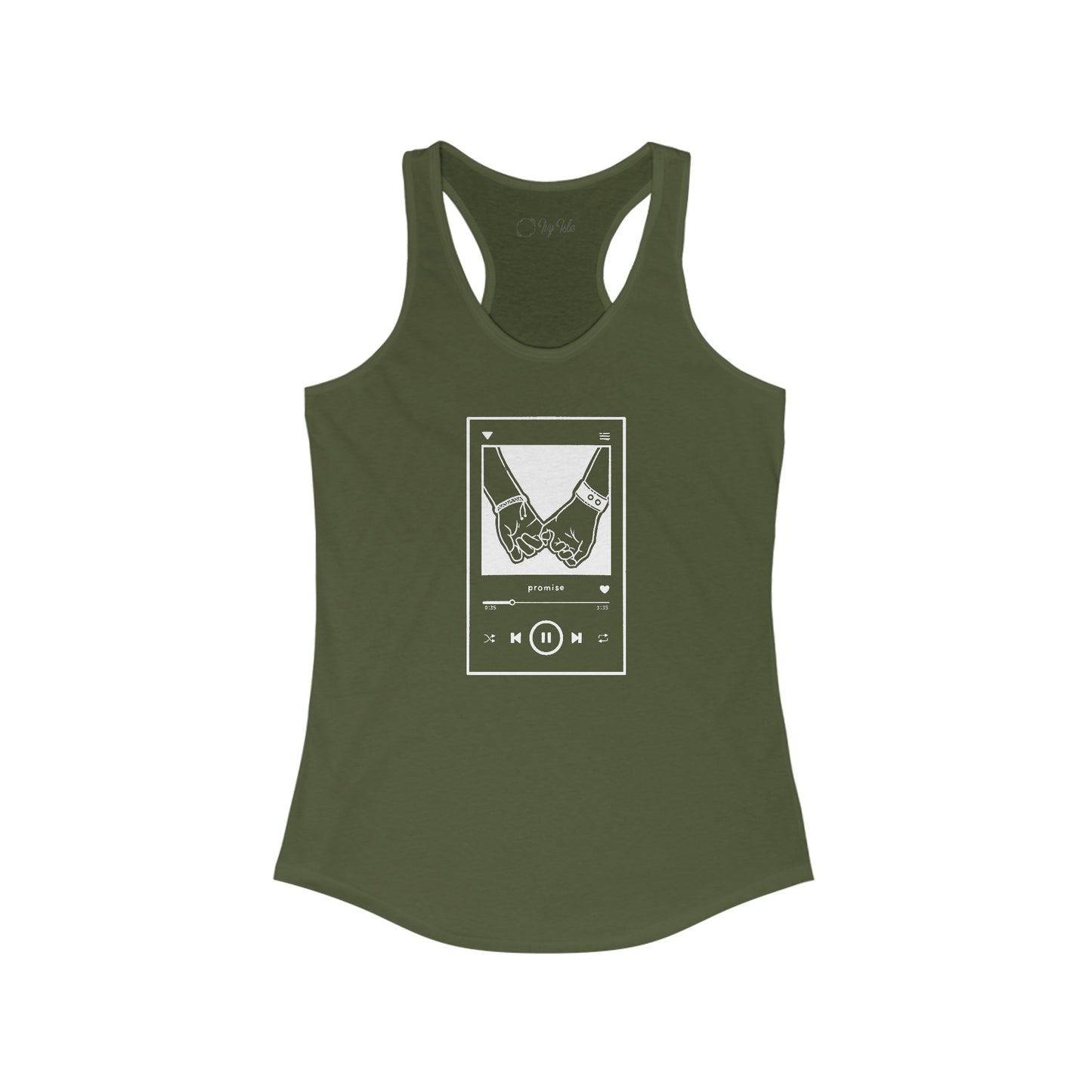 Media Player Racerback Tank