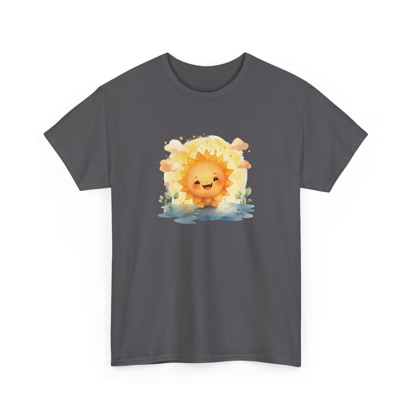 Cute Watercolor Sun Short Sleeve Tee