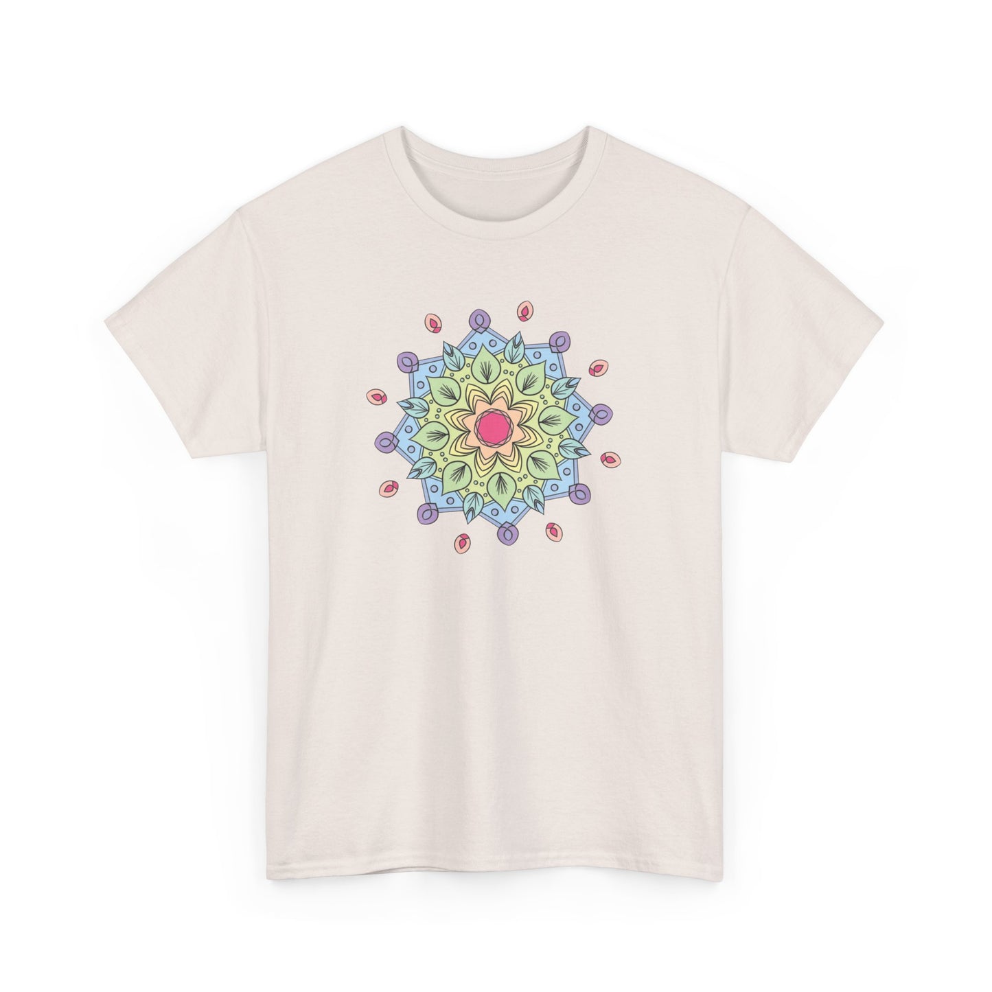 Colorful Mandala Short Sleeve Tee (009)