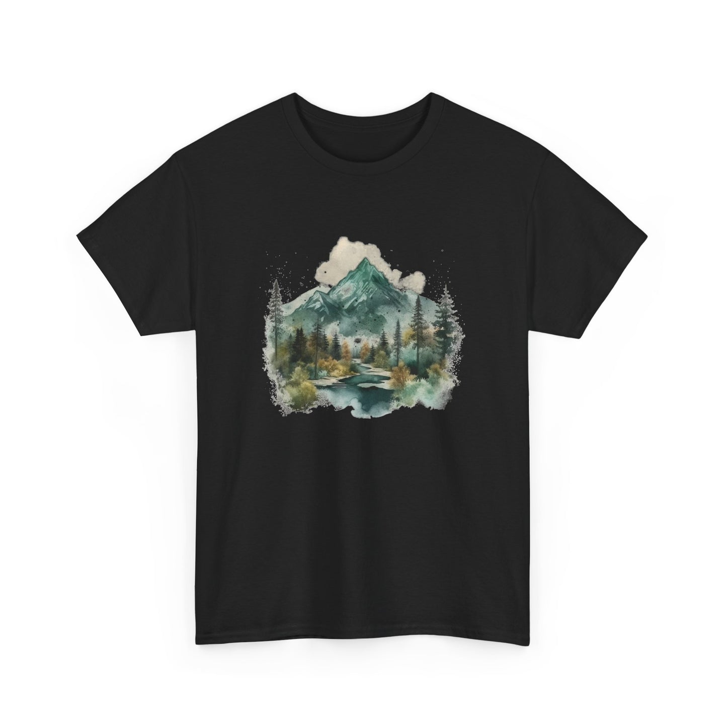 Watercolor Mountains Short Sleeve Tee