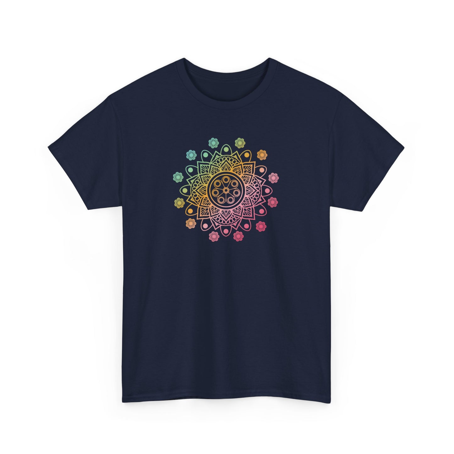 Colorful Mandala Short Sleeve Tee (039)