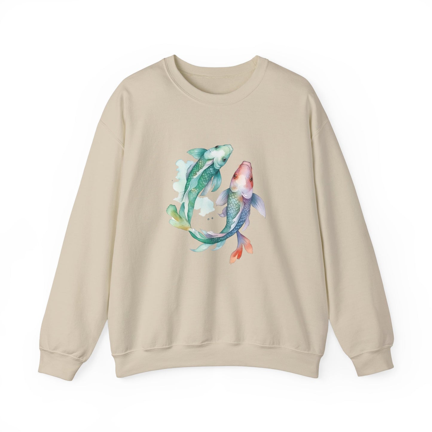Watercolor Fish Sweatshirt