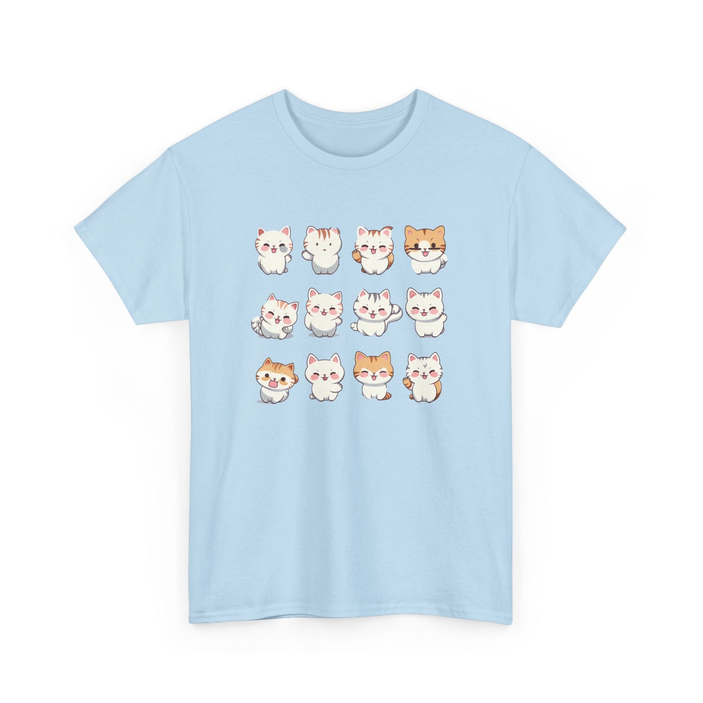 Cute Cat Set Short Sleeve Tee