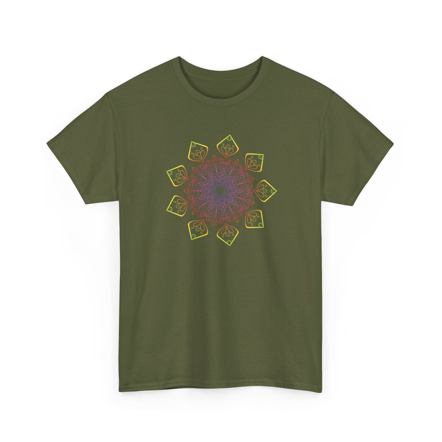 Colorful Mandala Short Sleeve Tee (002)