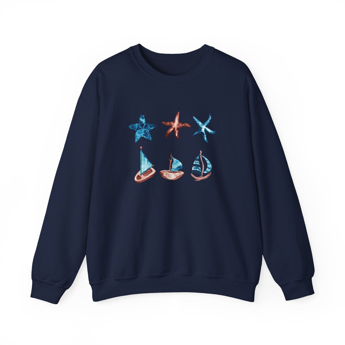 Water Starfish and Sailboat Sweatshirt