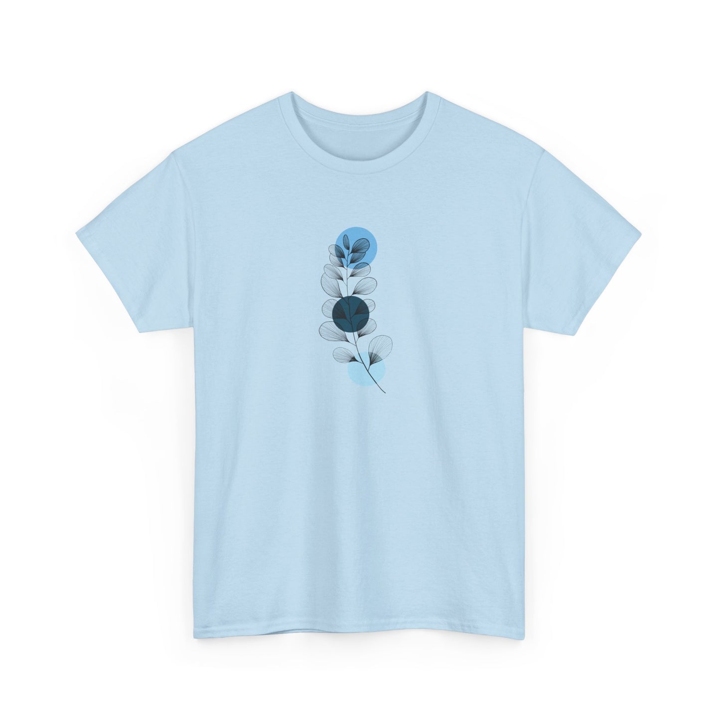 Blue Leaves Short Sleeve Tee