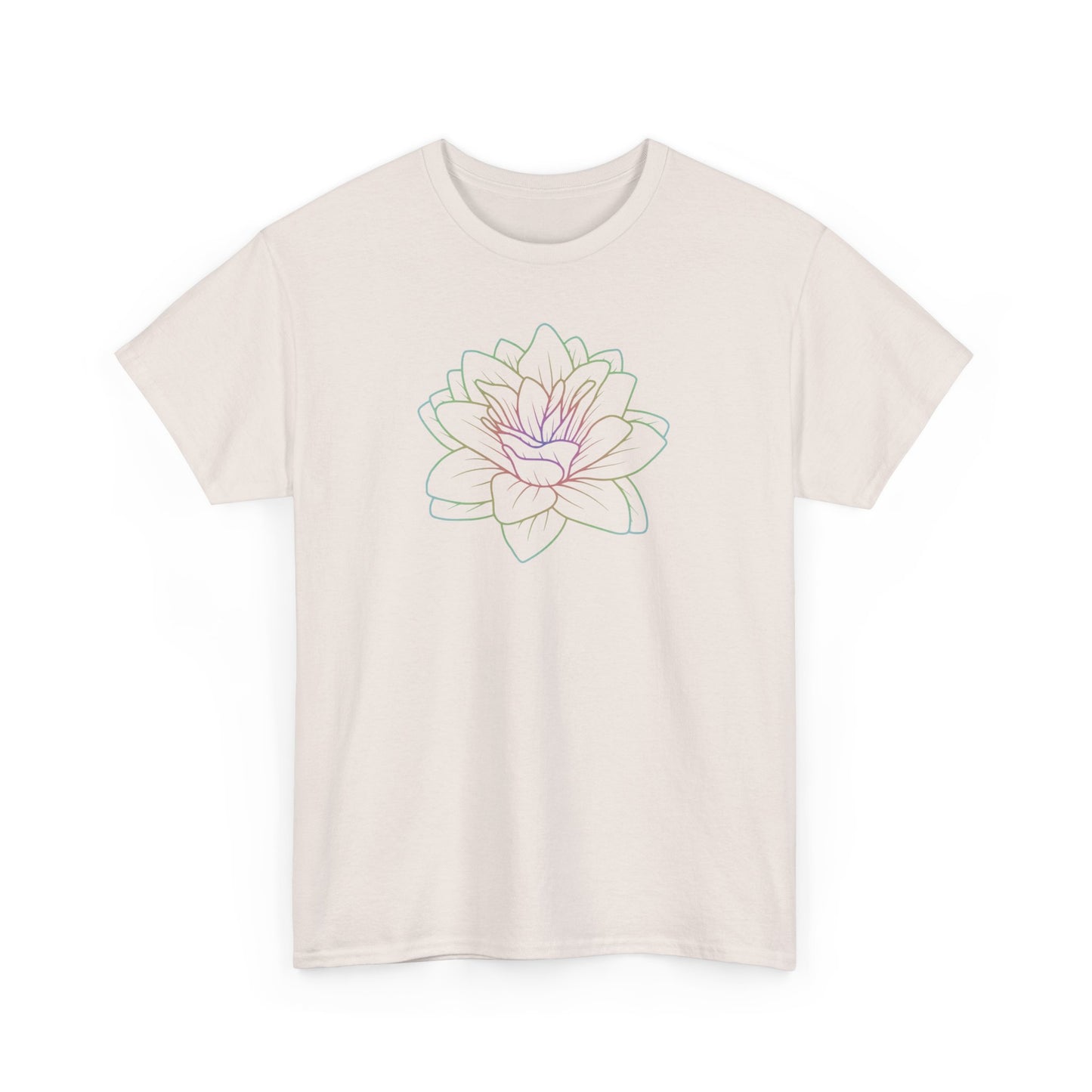 Colorful Lotus Short Sleeve Tee