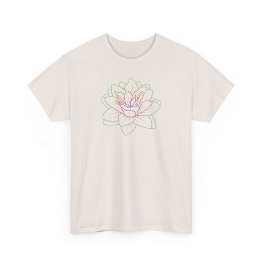 Colorful Lotus Short Sleeve Tee