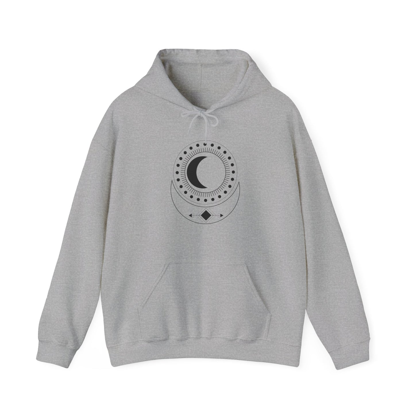 Circular Moons Hooded Sweatshirt
