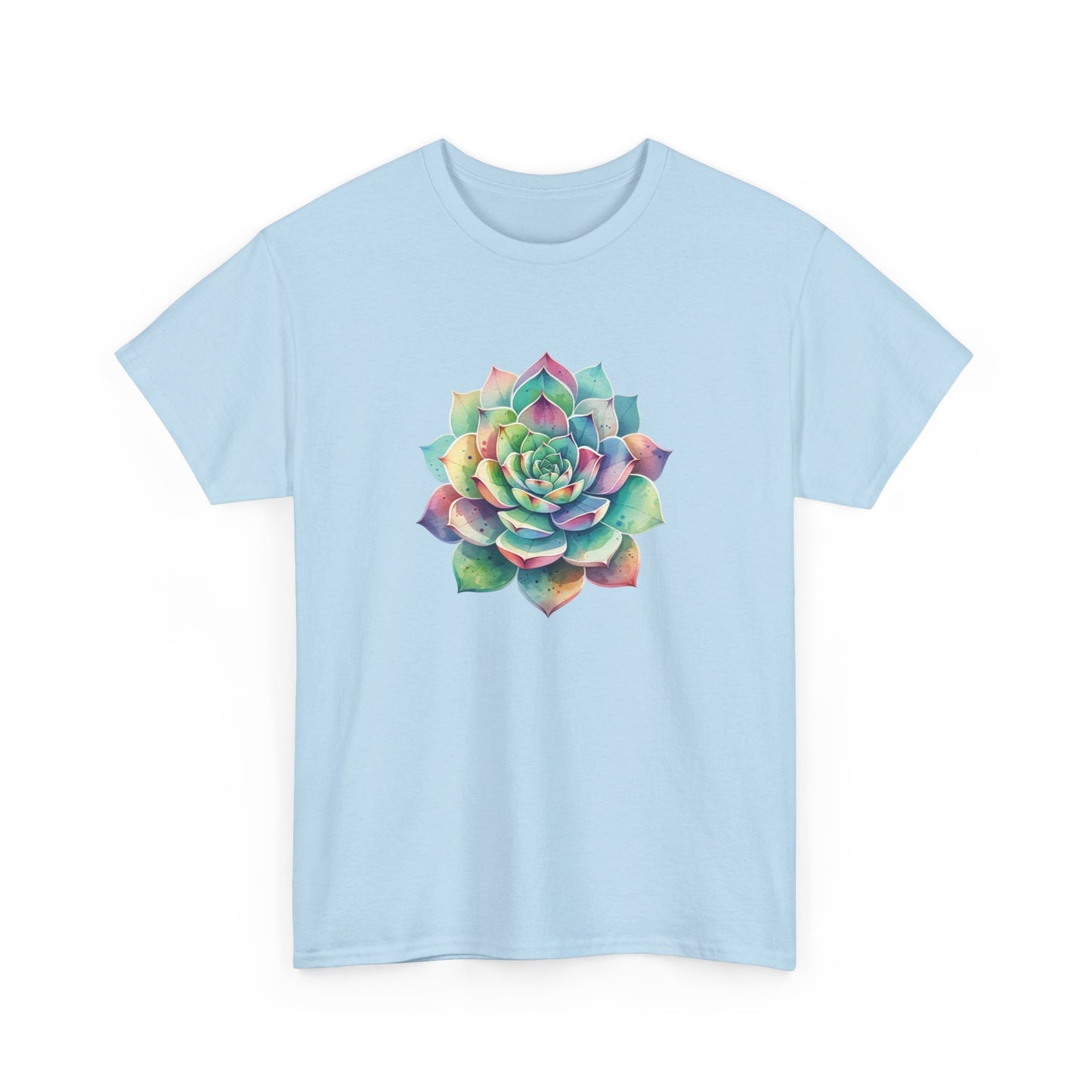 Colorful Succulent Short Sleeve Tee