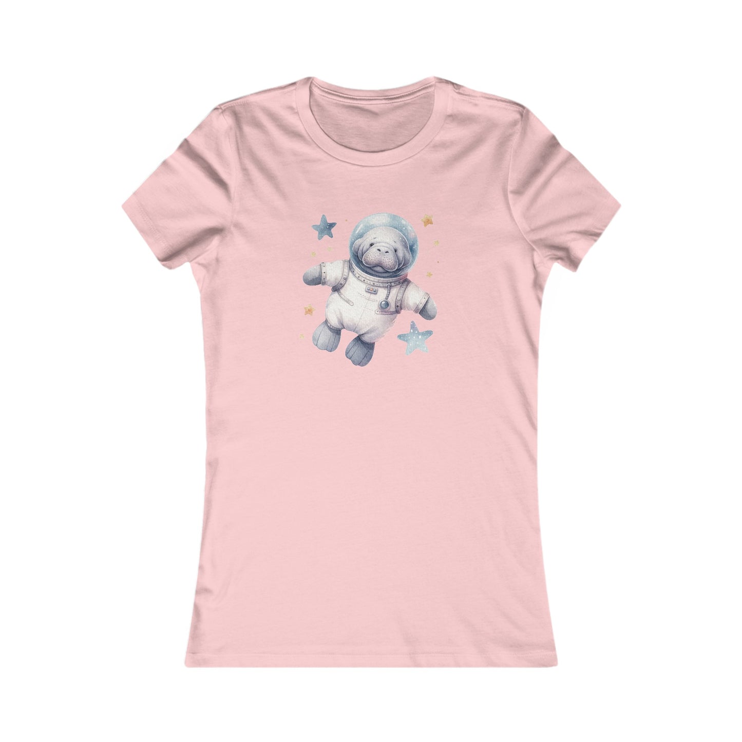 Manatee Astronaut Fitted Tee