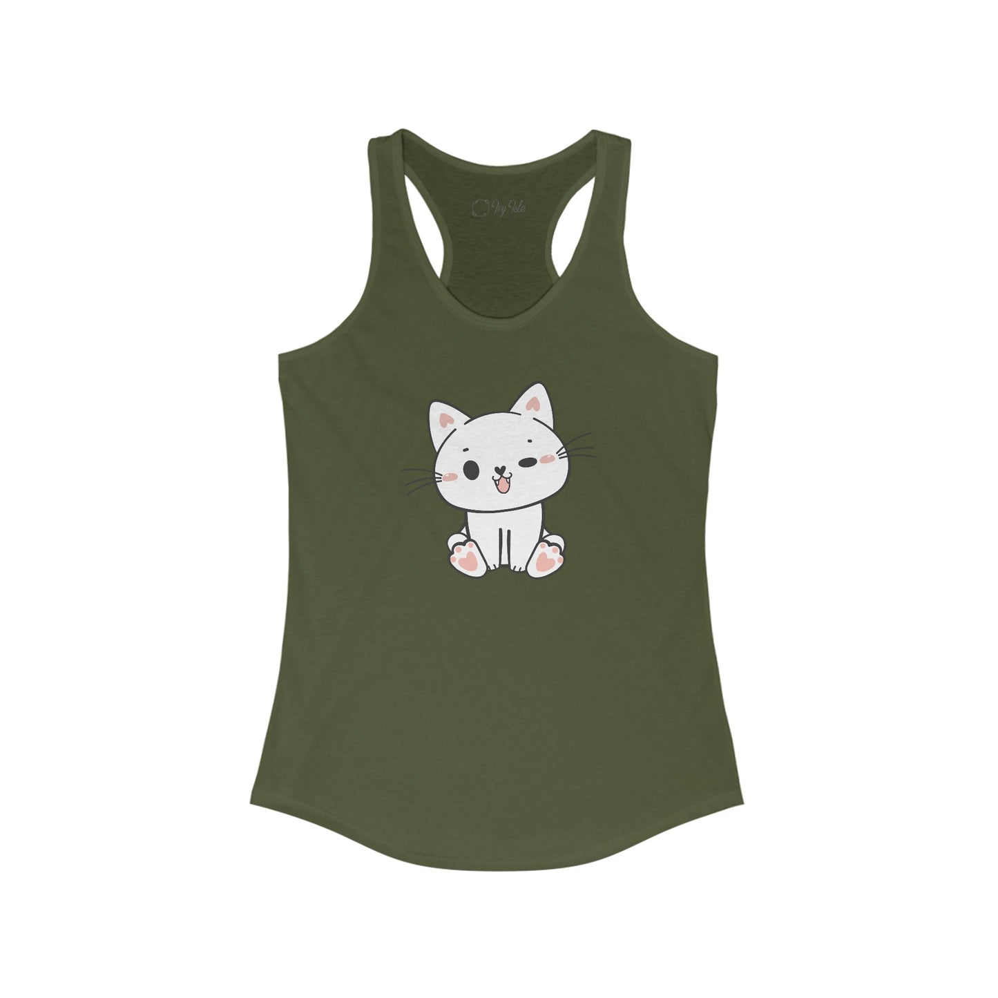 Cute Cat Racerback Tank