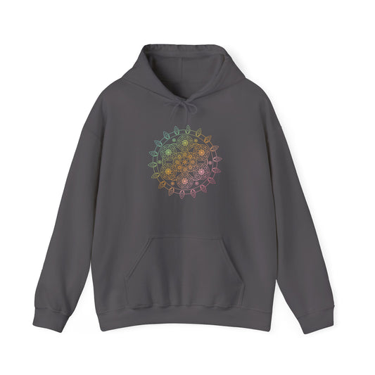 Colorful Mandala Hooded Sweatshirt (040)