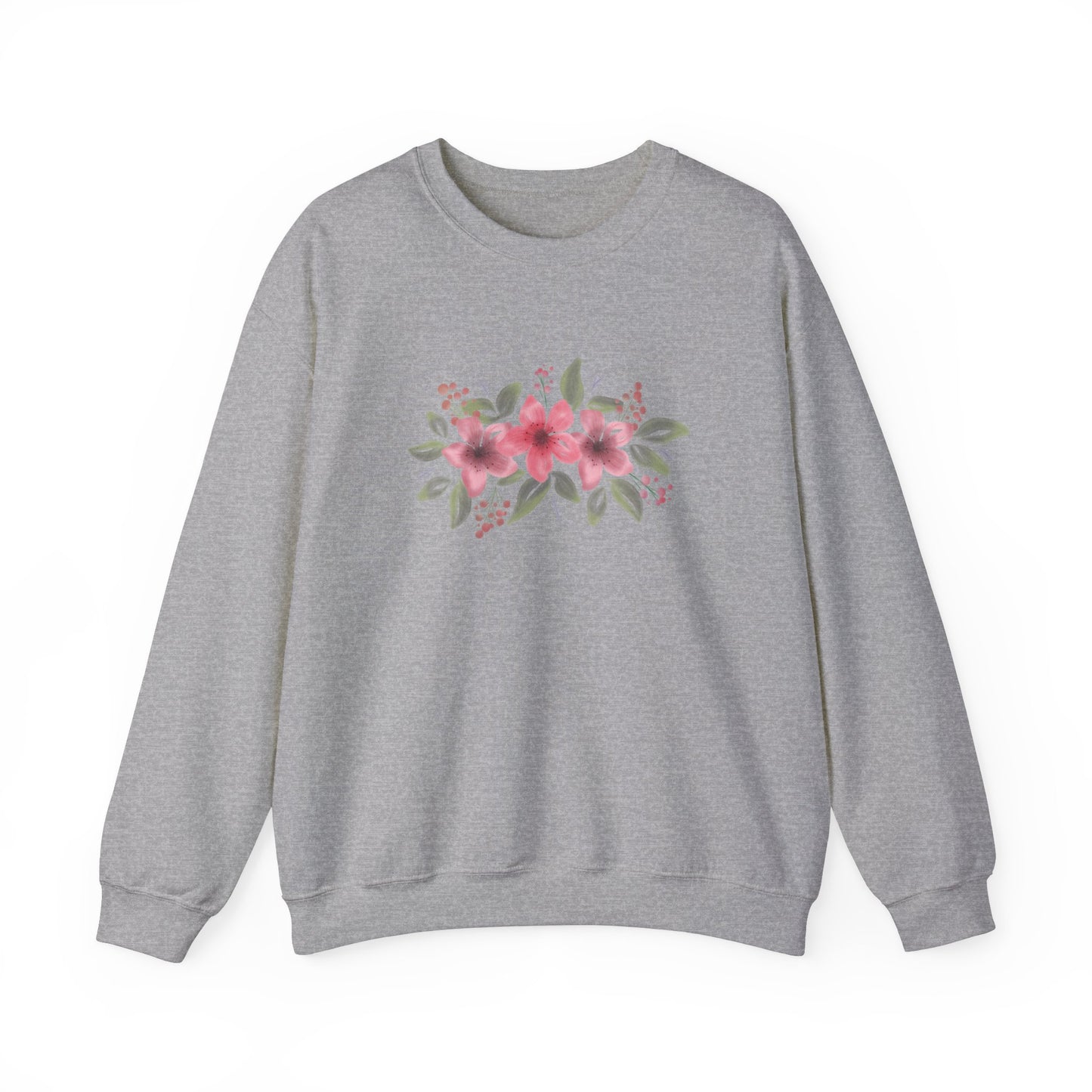 Pink Flowers Sweatshirt