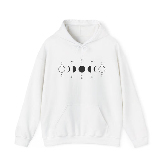 Moon Phases Hooded Sweatshirt
