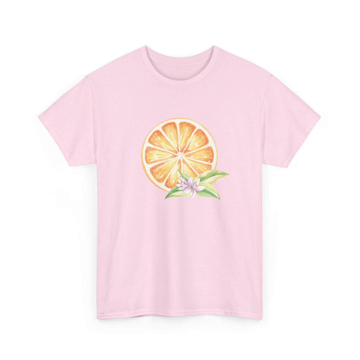 Orange and Leaf Short Sleeve Tee