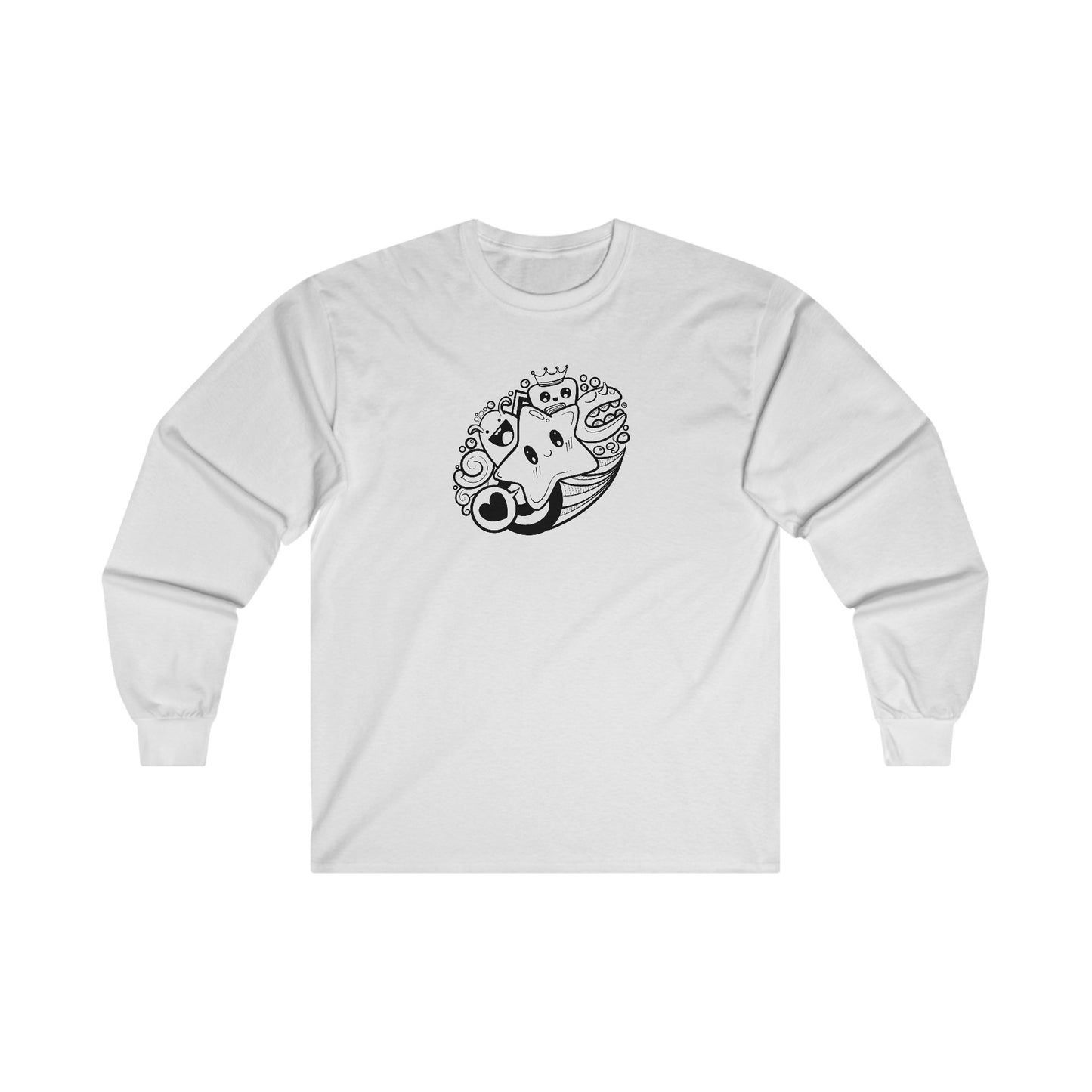 Cute Characters Long Sleeve Tee
