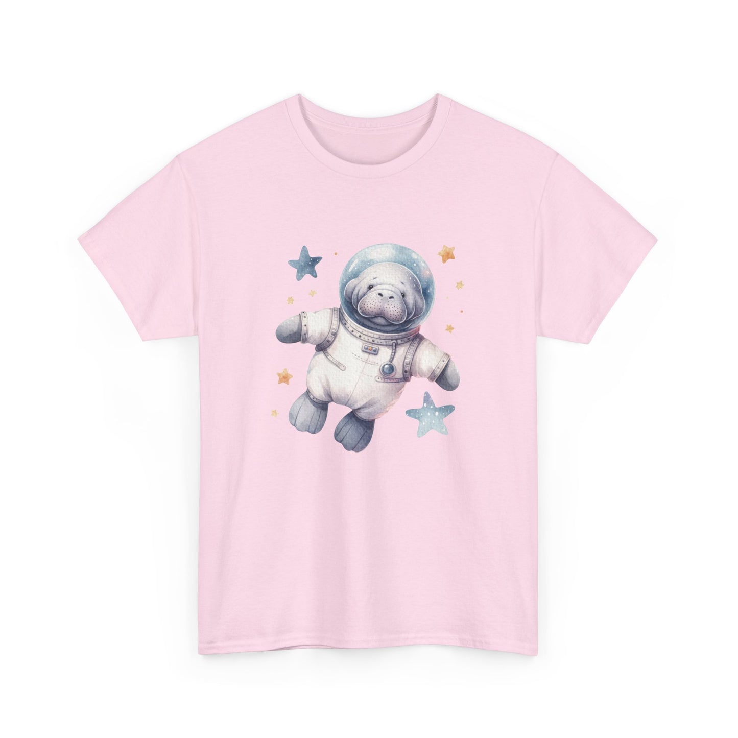 Manatee Astronaut Short Sleeve Tee