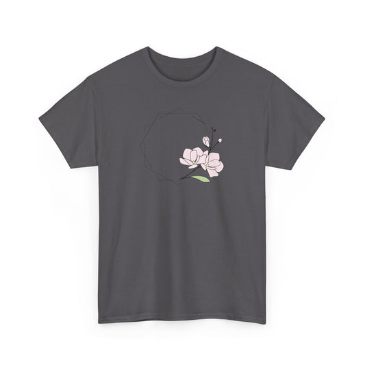 Pink Flower Short Sleeve Tee