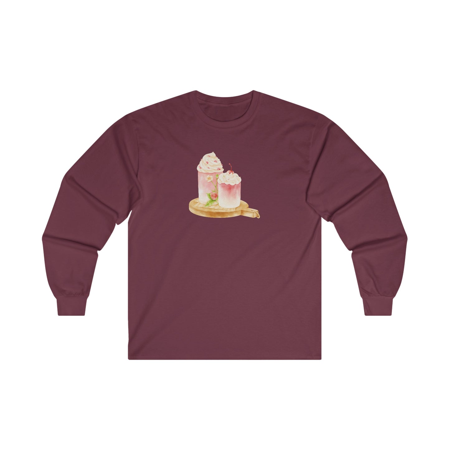 Strawberry Drinks Long Sleeve Tee