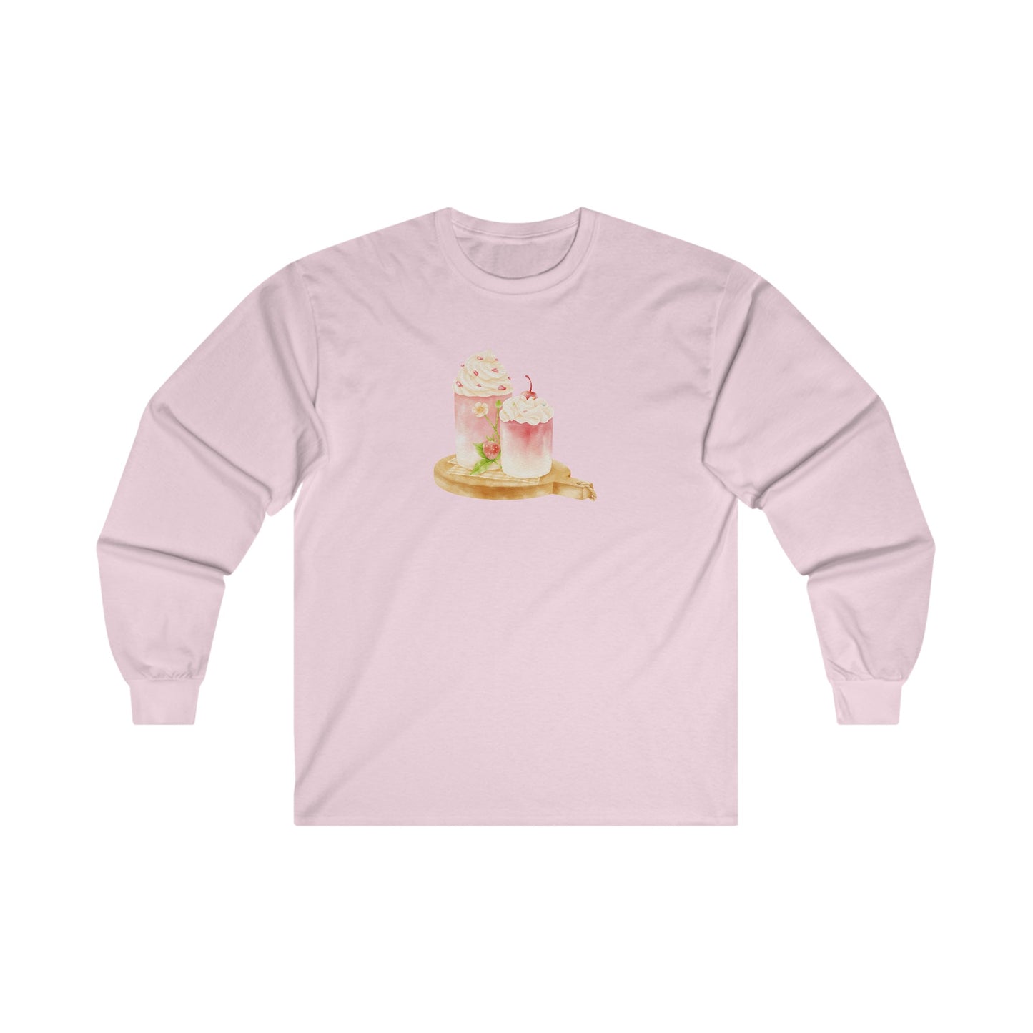 Strawberry Drinks Long Sleeve Tee