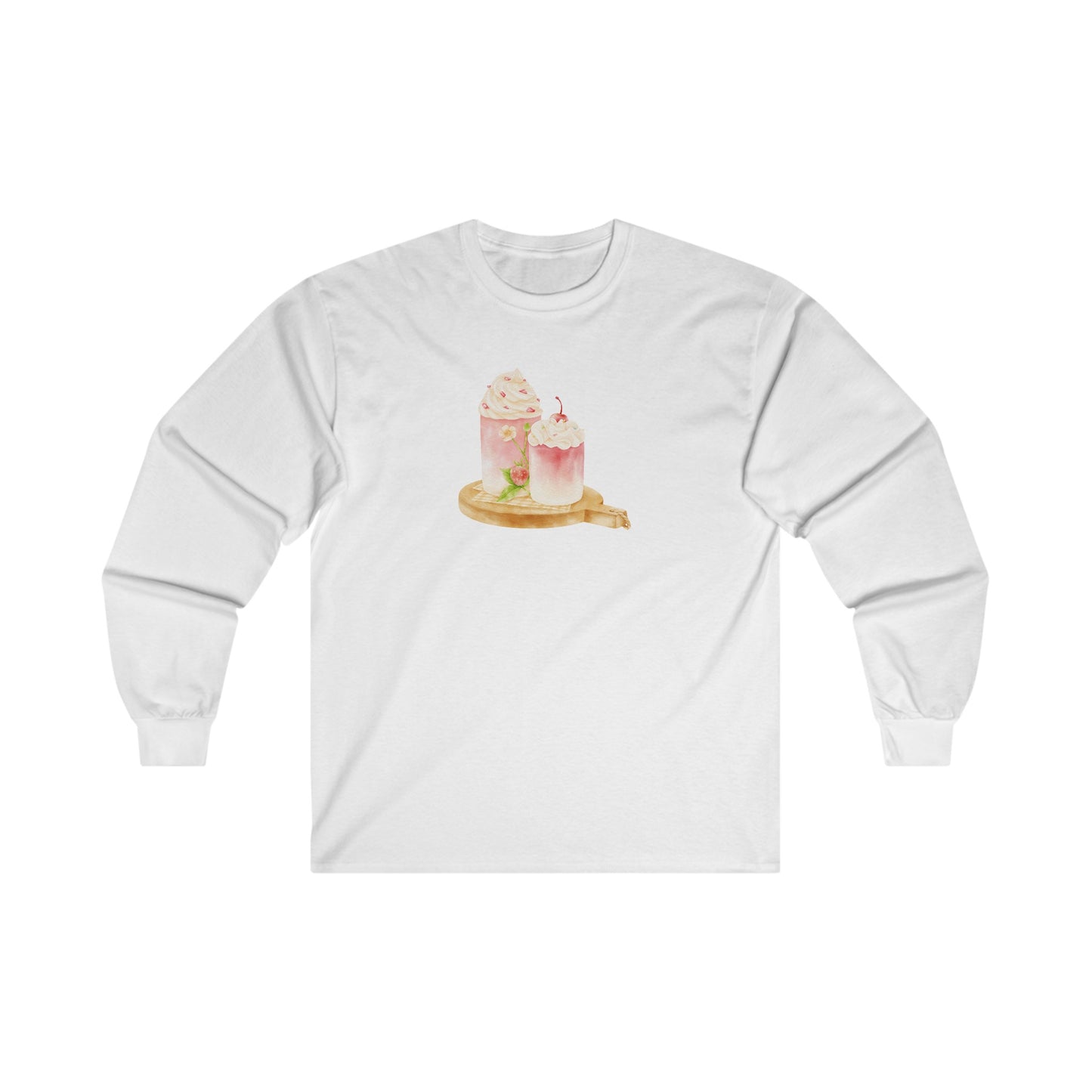 Strawberry Drinks Long Sleeve Tee