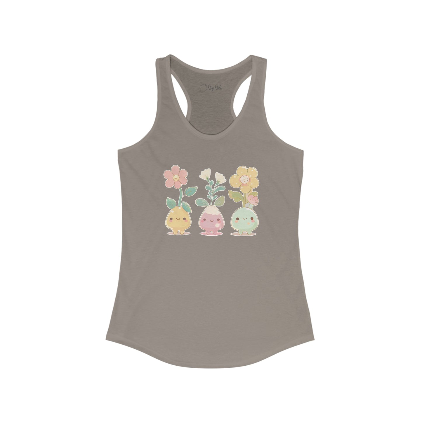 Cute Flower Set Racerback Tank