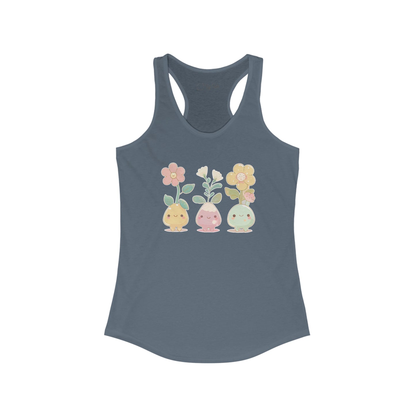 Cute Flower Set Racerback Tank