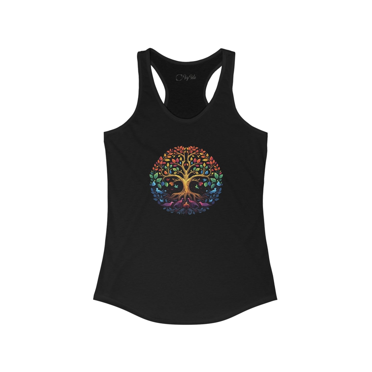 Colorful Tree of Life Racerback Tank