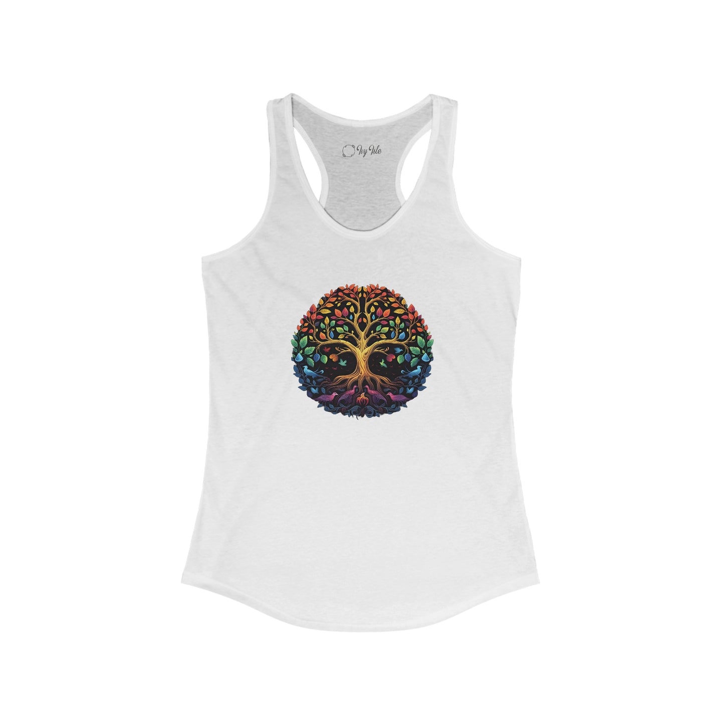Colorful Tree of Life Racerback Tank