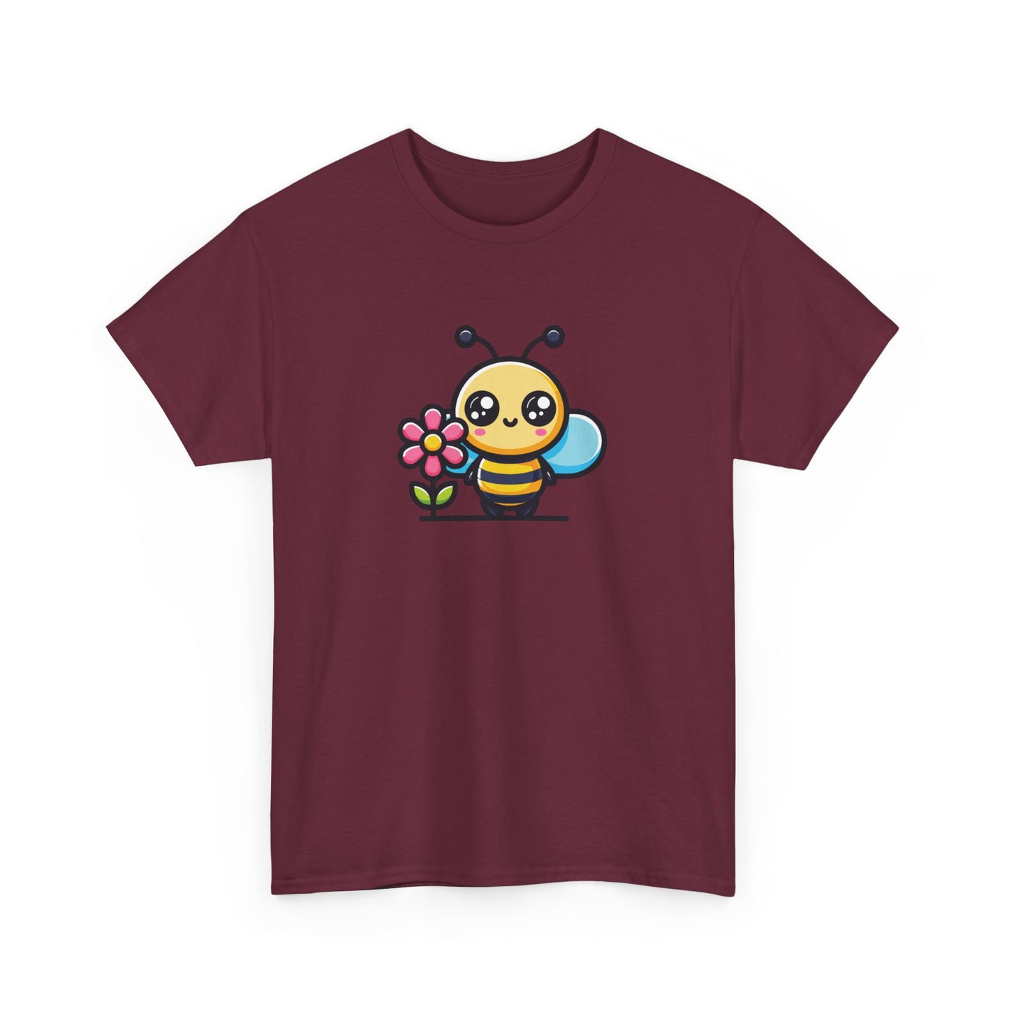 Cute Bee Short Sleeve Tee