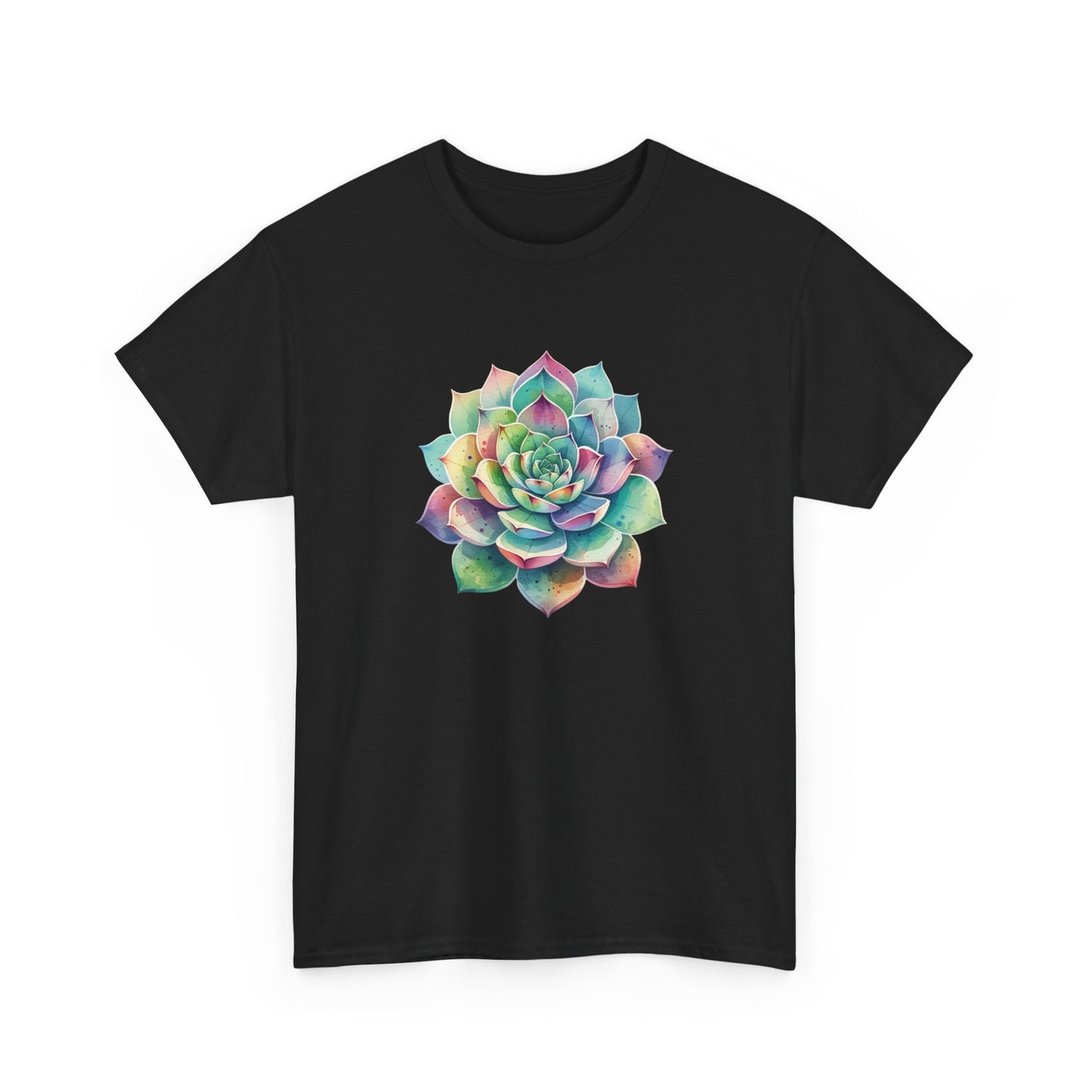 Colorful Succulent Short Sleeve Tee
