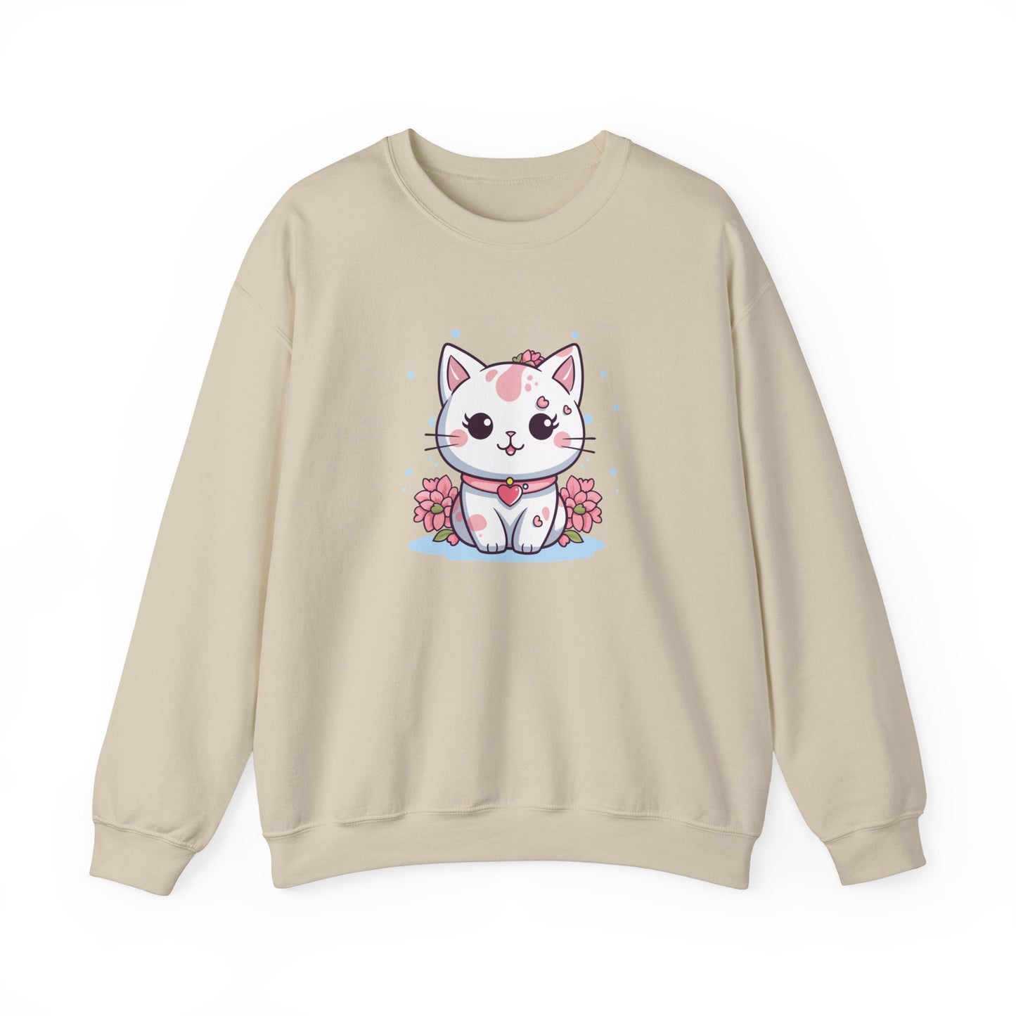 Cute Pink Cat Sweatshirt